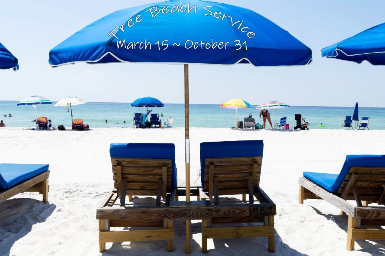 Beachfront & Free Beach Service-Master On Gulf! Panama City Beach Exteriér fotografie